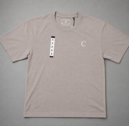 Premium Drop Shoulder T-Shirt – Light Greige